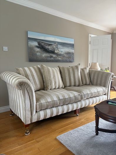 Large Finline Designer Sofa