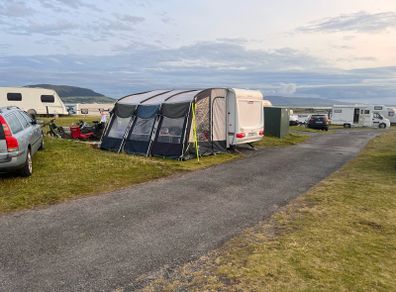 Caravan awning