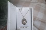 sterling silver communion medal