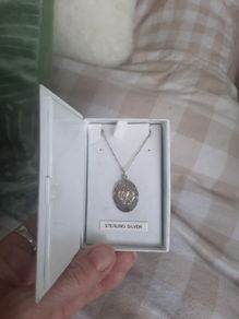 sterling silver communion medal