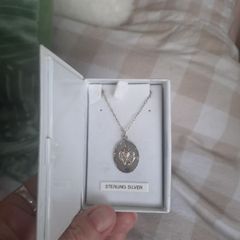 sterling silver communion medal