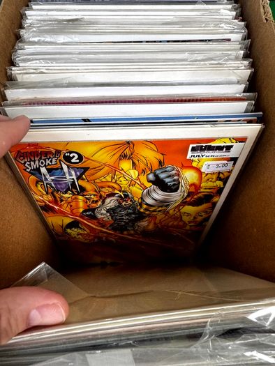 Indie Long Comic Box w 250 Comics for Sale