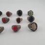 15 Boho Antique Rings Mixed Brass, Glass & Stone Designs Image 5