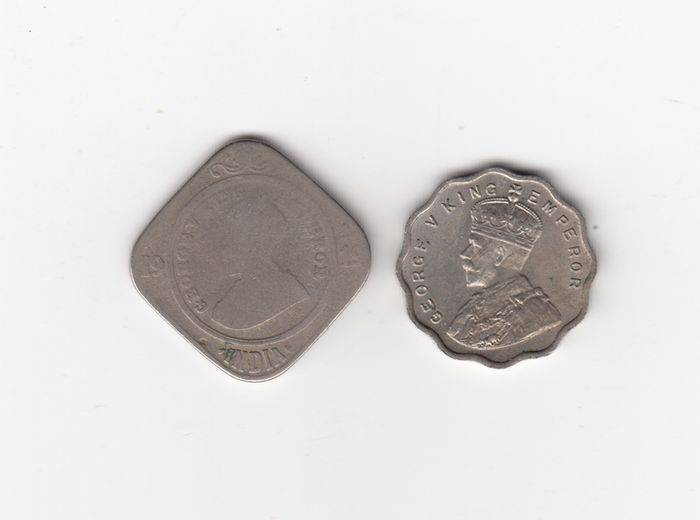 India, 2 x coins (No: 389)