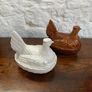 Pair of Portmeirion pottery hen tureens. Image 2