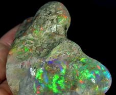 203Ct African Polished Welo Opal Nugget Specimen Carved