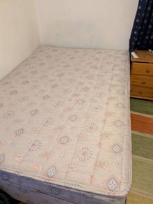 Double bed mattress and base