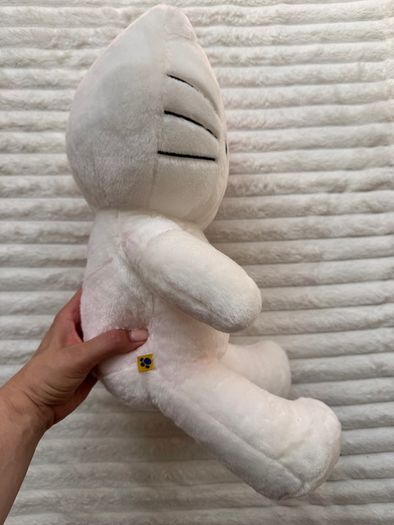 Build A Bear Hello Kitty With Heart Bow Sanrio 2010 red marks on the fur approx. 45 cm. Used Please see photos