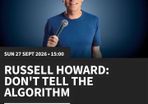 2x Tickets to Russell Howard Vicar Street Dublin (Sept 27)