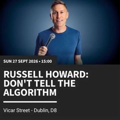 2x Tickets to Russell Howard Vicar Street Dublin (Sept 27)