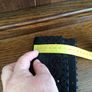 Vintage Black satin and beaded clutch bag Image 10