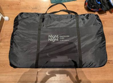 Night night by baby elegance bedside crib