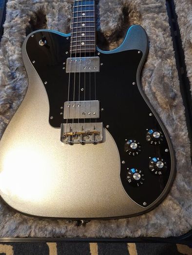 Fender Professional ii Telecaster Deluxe mercury. Rare finish. Trades accepted.