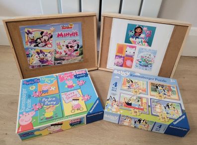 Jigsaws Bundle - Minnie Mouse/Gabby's Dollhouse/Bluey/Peppa