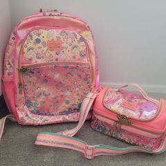 Smiggle Fiesta Classic Unicorn Backpack & Lunchbox