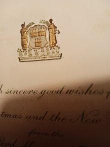Alderman Alfred Byrne/A4 Sized,Christmas & New Year,greeting/1938/