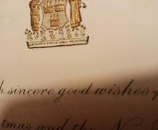Alderman Alfred Byrne/A4 Sized,Christmas & New Year,greeting/1938/