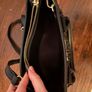 Black Leather Handbag Good Condition Image 7