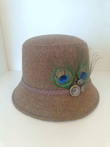 Jack Murphy 100% Wool Tweed Hat - Moon British Cloth