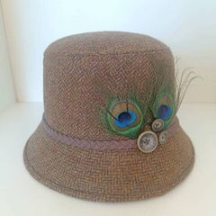 Jack Murphy 100% Wool Tweed Hat - Moon British Cloth