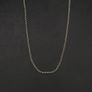 925 Vintage Sterling Silver Long Belcher Chain Image 4