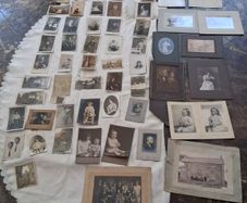 57 Irish Victorian/Edwardian Portrait Poscards & Photos