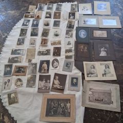 57 Irish Victorian/Edwardian Portrait Poscards & Photos