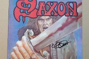 SAXON autographed album METAL