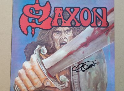 SAXON autographed album METAL