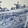 Very Large Vintage Delft Plate Image 3