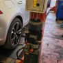 Wheel alignment tool with 4 post lift Image 2