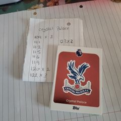 crystal palace Topps Premier cards