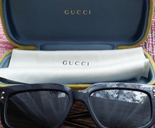 Gucci GG1218S-001 Sunglasses  Original Black Acetate Model