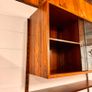 Kai Kristiansen Rosewood wall system with tambour cabinet Denmark 1960s Image 7