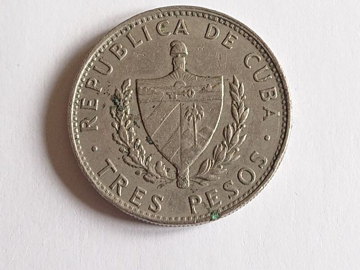 1990 Cuban Three/Tres Pesos Coin - Ernesto 'Che' Guevara - Cuba