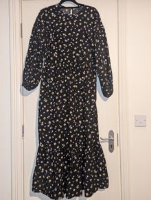 gorgeous long sleeve floral midi dress from Asos