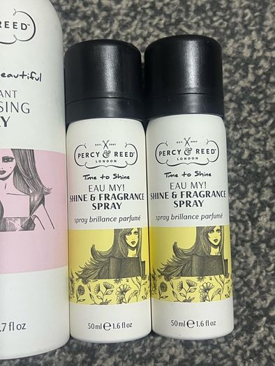 Percy and reed London volume dry shampoo and shine and hair fragrance spray bundle new