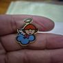 Vintage Little Red Haired Angel Pin Image 2