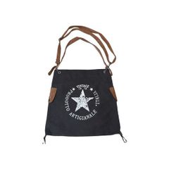 Vintage Canvas Tote Bag Black - Brand New