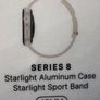 Apple Iwatch 8 large 45mm GPS with new apple sports strap Image 6