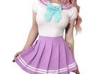 Littleforbig outfit magical cosplay onsie plus skirt