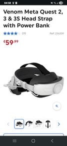 Venom meta quest 3 head strap with power bank