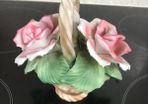 Capo di Monte style rose basket