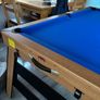 6ft Rolling Lay Flat Folding Pool Table Image 2