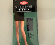 Silky Super Shine tights Navy size medium