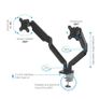 Dual Monitor Arm - Black Image 2