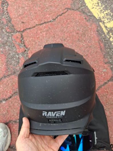 raven motorbike helmet