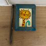 Hand Painted framed glass picture Image 2