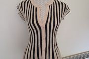 Zara striped knit top uk 10 bnwt