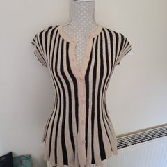 Zara striped knit top uk 10 bnwt